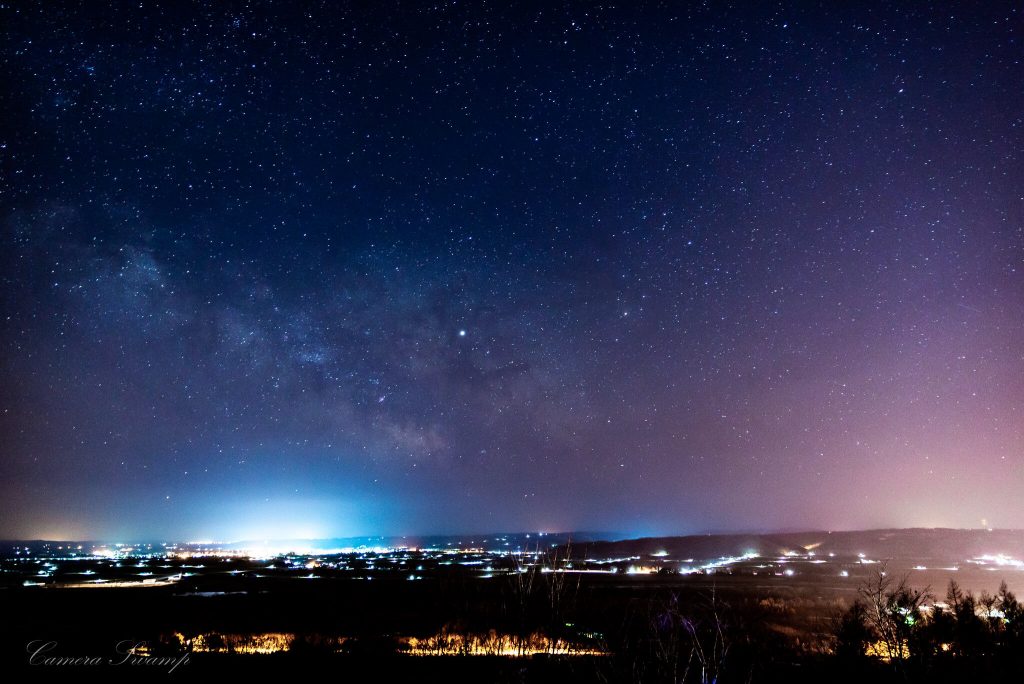 十勝が丘展望台 星空